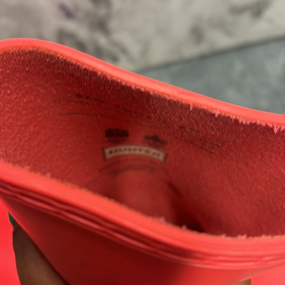 Hunter kid rain boots 🎈size 8! Pinkish /red - Picture 4 of 5